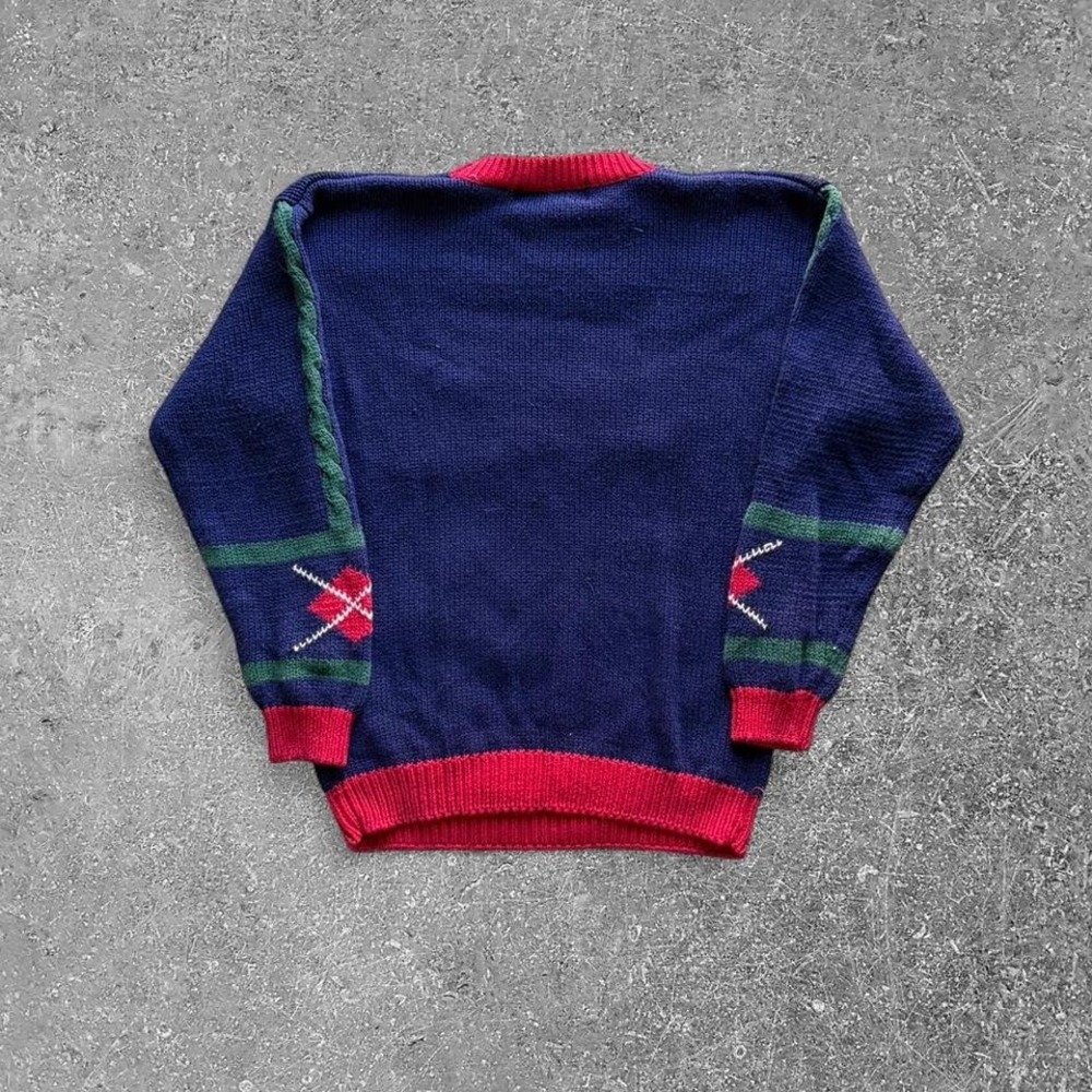 Vintage Sharon Young Golf Sweater Size Large, Retro Indie - Picture 3 of 4